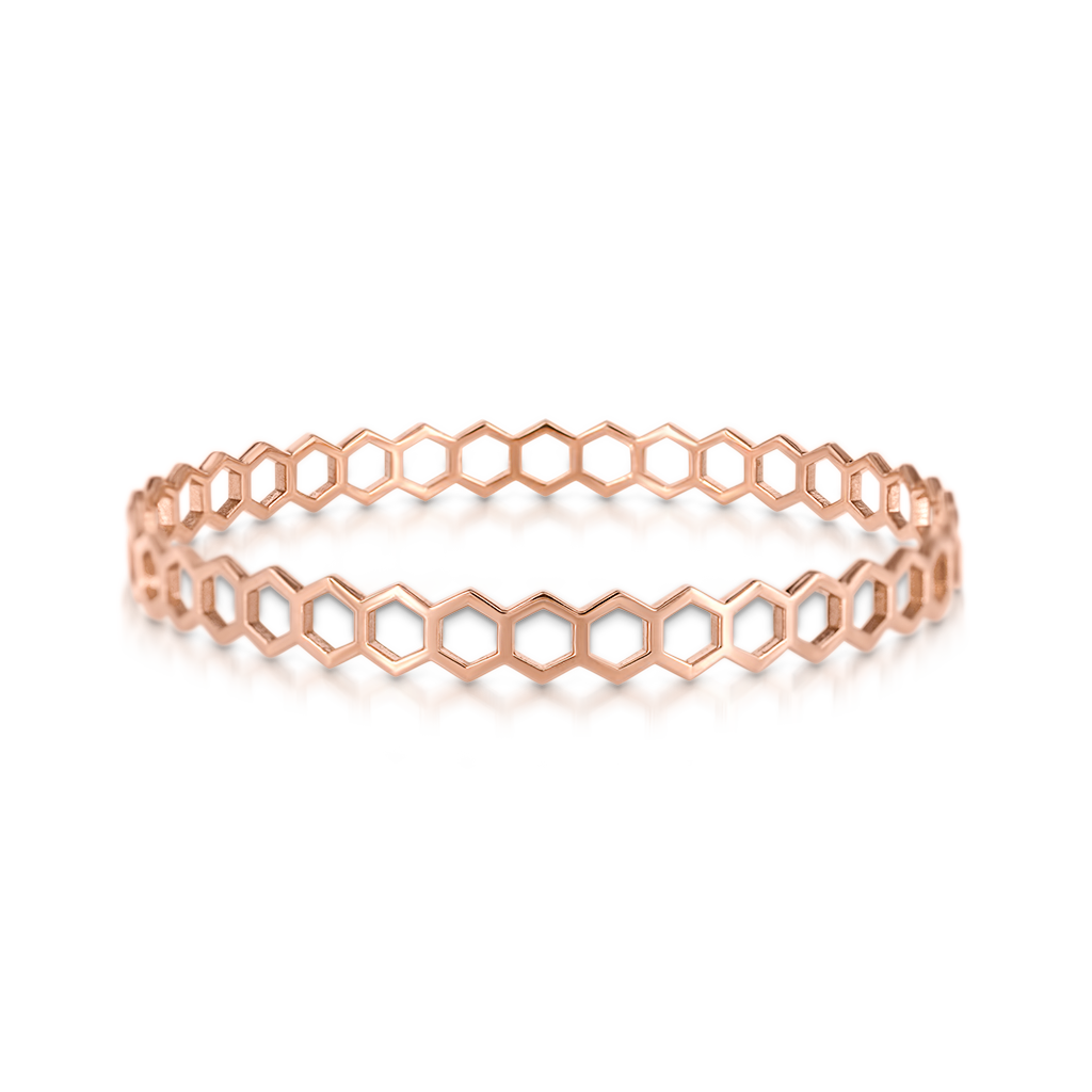 Honeycomb Bangle - Pinner