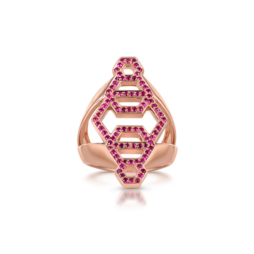 Lou Lou Ruby Ring - Pinner
