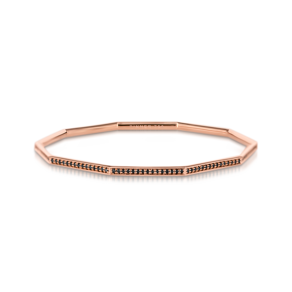 Sen Bangle with Black Diamonds - Pinner