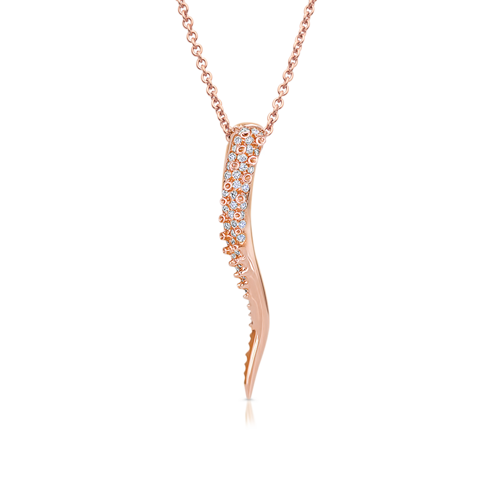 Tentacle Pendant with Diamonds - Pinner