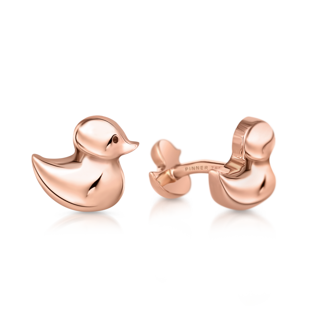 Duck Cufflinks -  Pinner