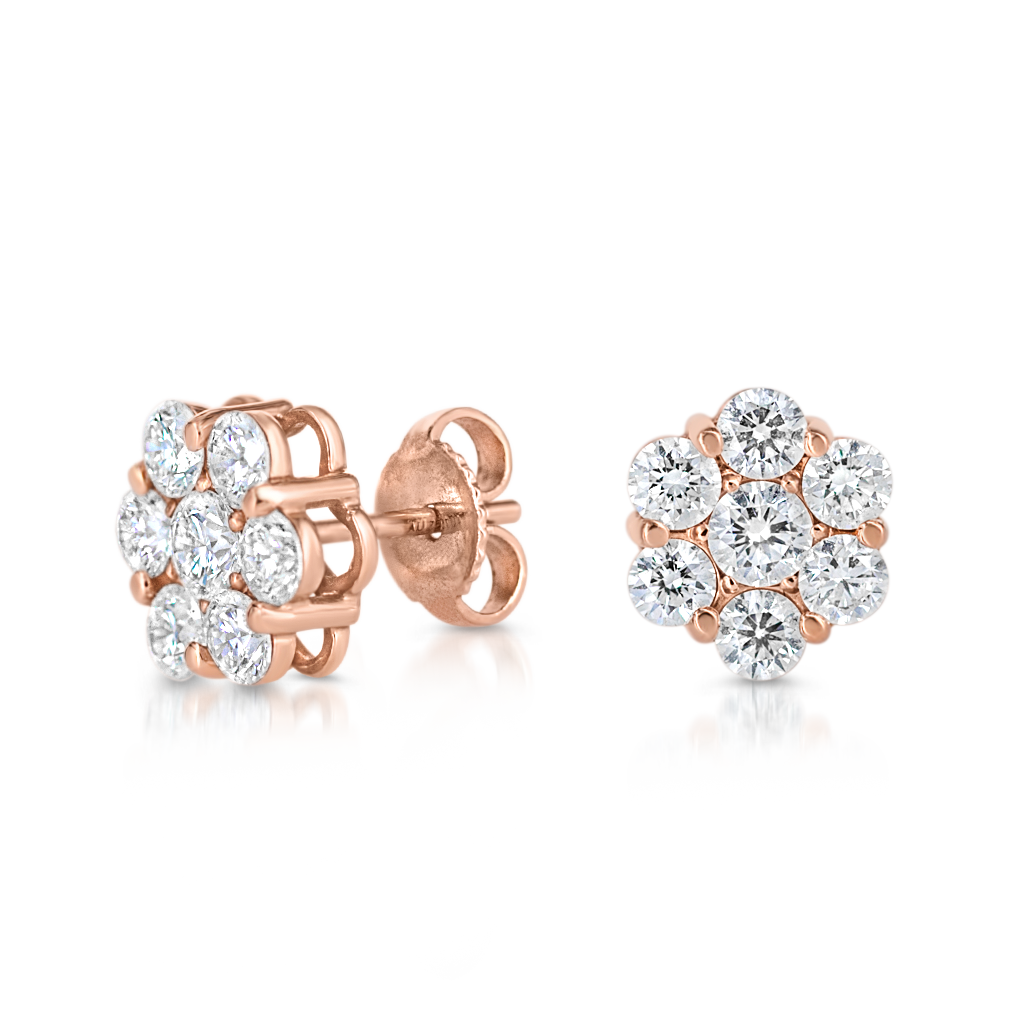 Flower Cluster Studs -  Pinner