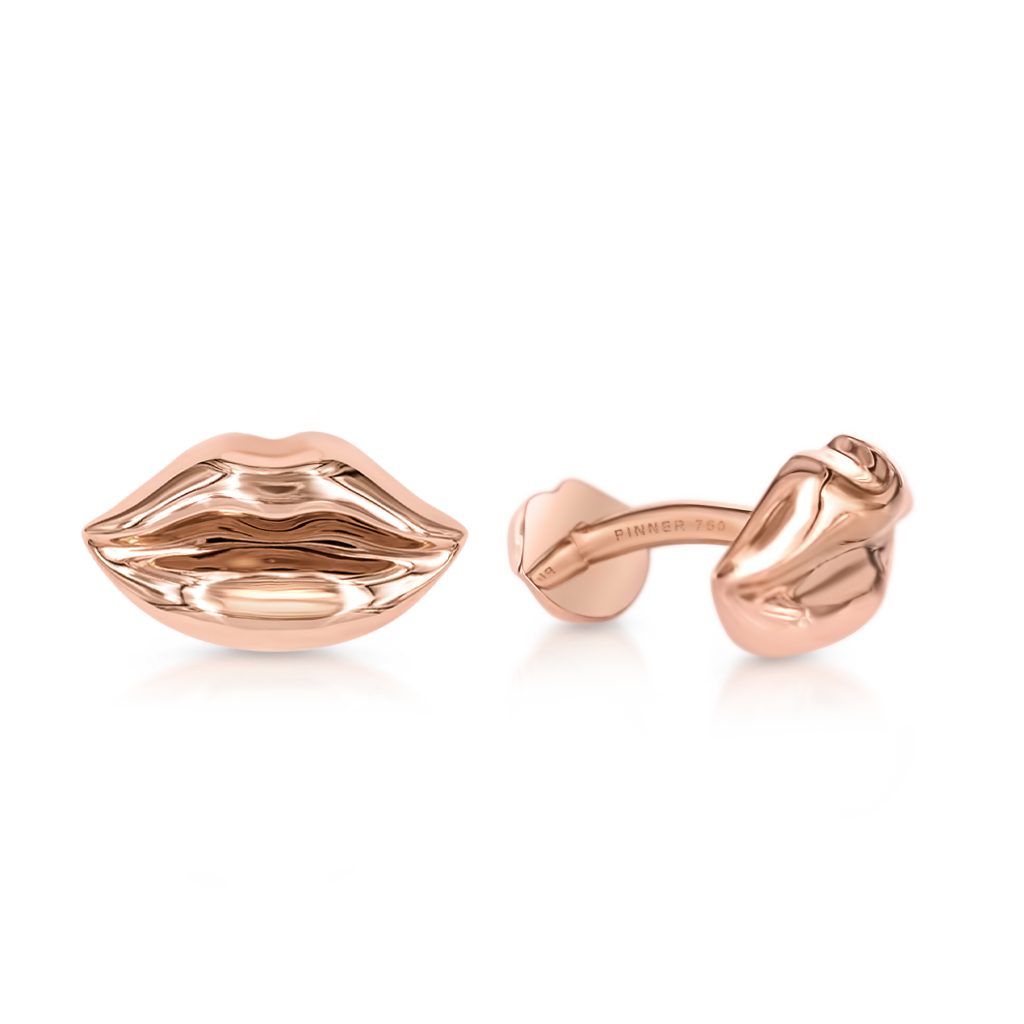 Lips Cufflinks -  Pinner