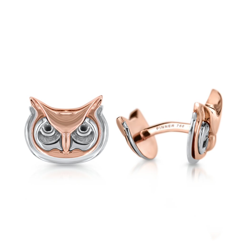 Owl Cufflinks -  Pinner
